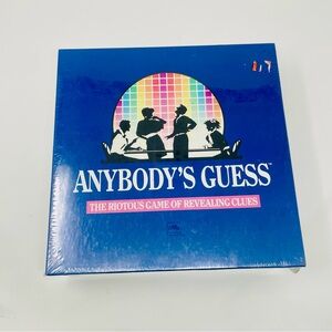 Source Unknown Anybody's Guess Board Game - Blue Edition